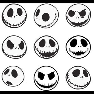 Jack ornament diy decals